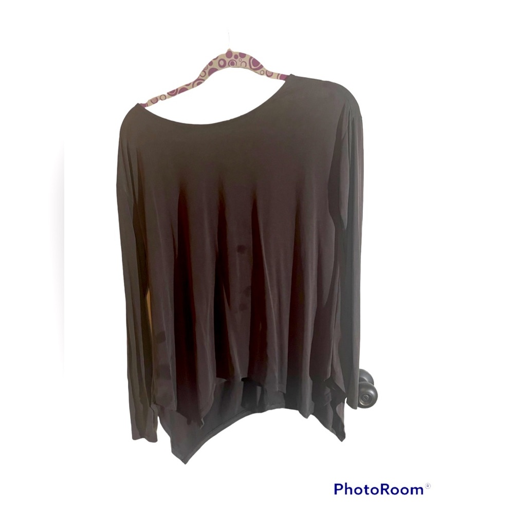 Gray long sleeve cardigan